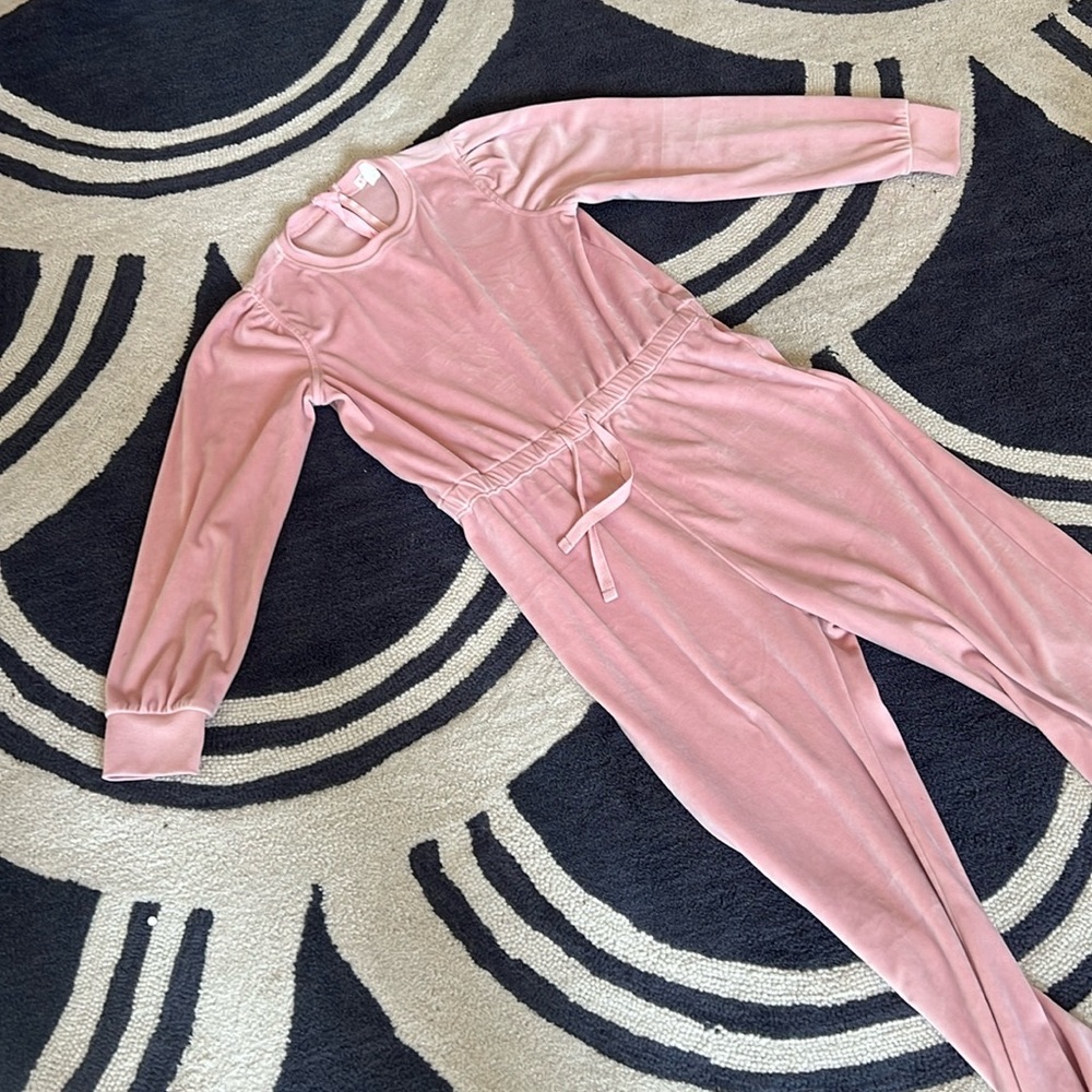 Crew Cuts velour one piece girls jumper, perfect condition!
